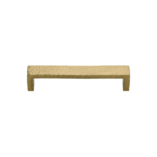 Hammered Wide Metro Cabinet Pull Handle by M Marcus - Heritage Brass