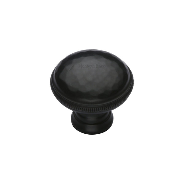 Diamond Cut Cabinet Knob. by M Marcus - Heritage Brass