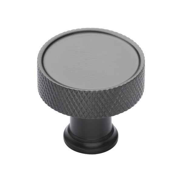 Florence Knurled Cabinet Knob by M Marcus - Heritage Brass
