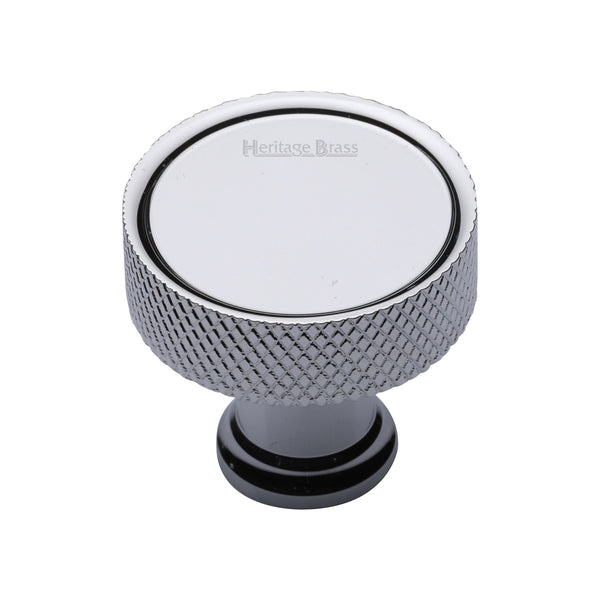 Florence Knurled Cabinet Knob by M Marcus - Heritage Brass