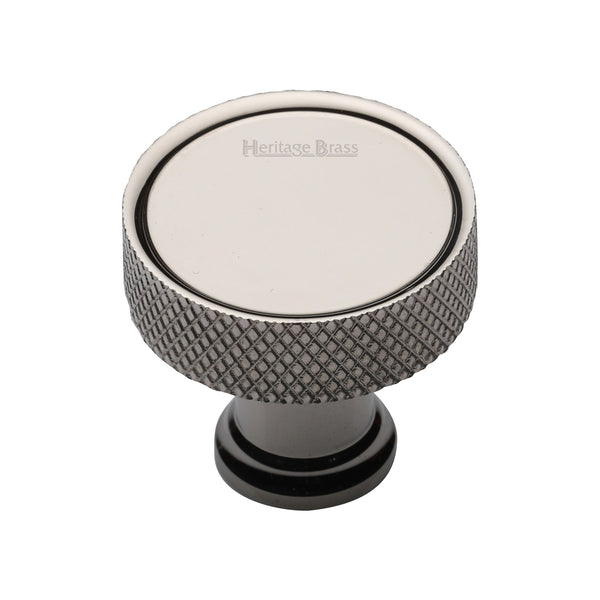 Florence Knurled Cabinet Knob by M Marcus - Heritage Brass