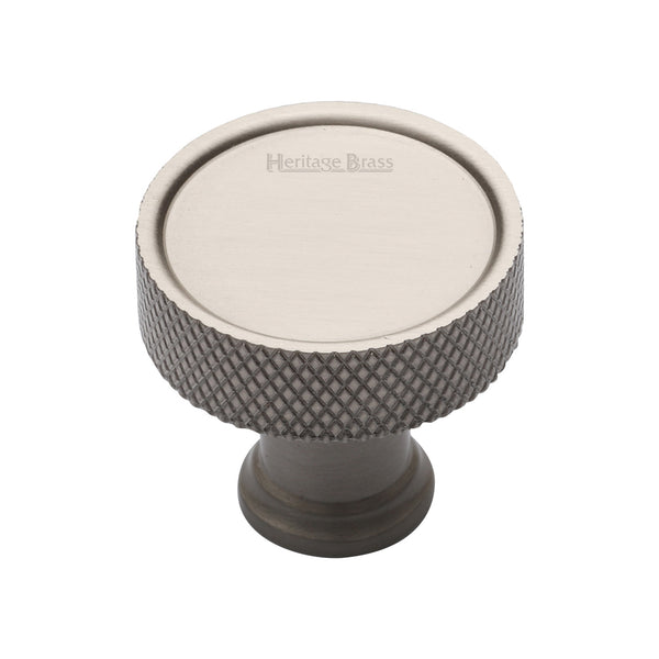 Florence Knurled Cabinet Knob by M Marcus - Heritage Brass