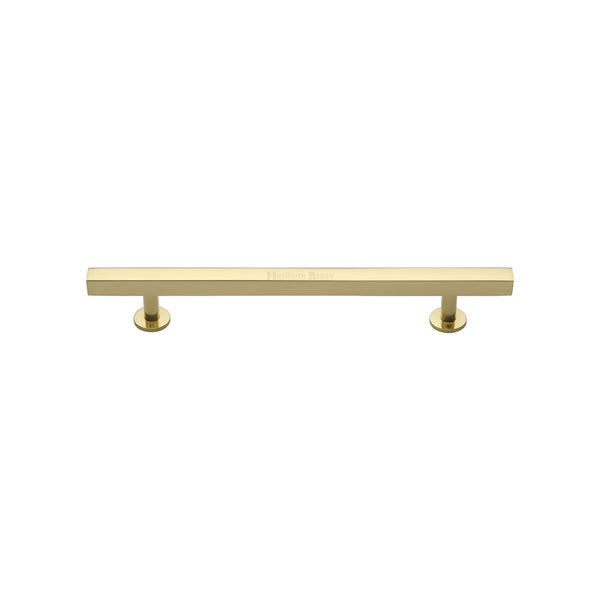 Offset Square Cabinet Pull by M Marcus - Heritage Brass