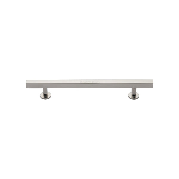 M Marcus - Heritage Brass, Offset Square Cabinet Pull, Cabinet Hardware, Cabinet Pull Handles