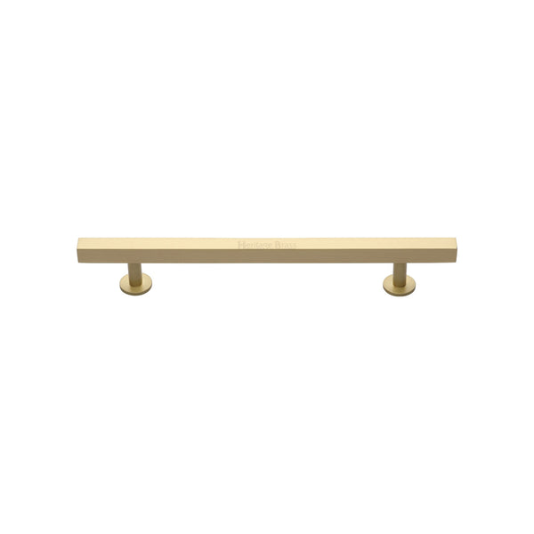 Offset Square Cabinet Pull by M Marcus - Heritage Brass