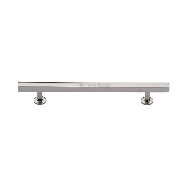 M Marcus - Heritage Brass, Offset Square Cabinet Pull, Cabinet Hardware, Cabinet Pull Handles