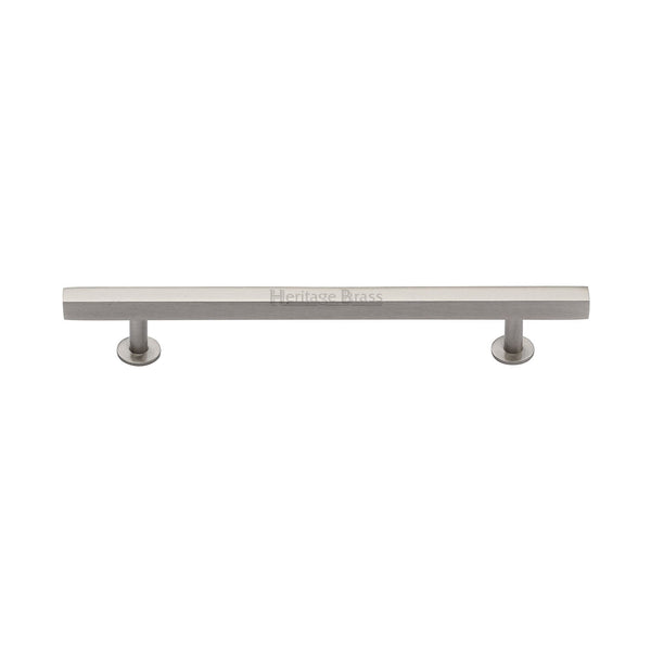 M Marcus - Heritage Brass, Offset Square Cabinet Pull, Cabinet Hardware, Cabinet Pull Handles