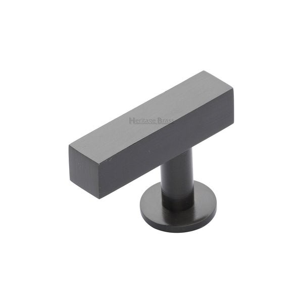Offset Square Cabinet Knob by M Marcus - Heritage Brass