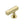 Offset Square Cabinet Knob by M Marcus - Heritage Brass