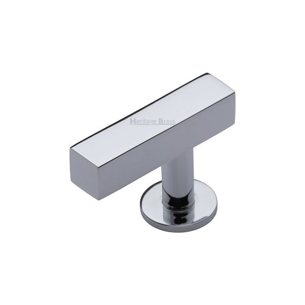 Offset Square Cabinet Knob by M Marcus - Heritage Brass