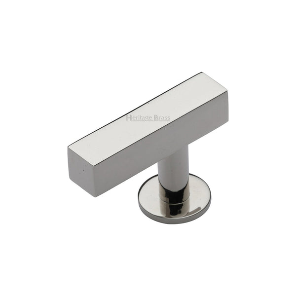 Offset Square Cabinet Knob by M Marcus - Heritage Brass