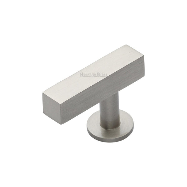 Offset Square Cabinet Knob by M Marcus - Heritage Brass