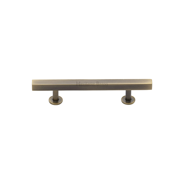 Offset Square Cabinet Pull by M Marcus - Heritage Brass
