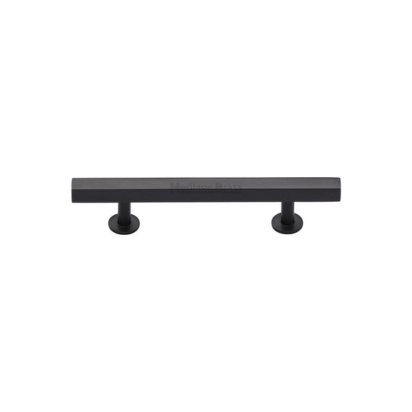 M Marcus - Heritage Brass, Offset Square Cabinet Pull, Cabinet Hardware, Cabinet Pull Handles