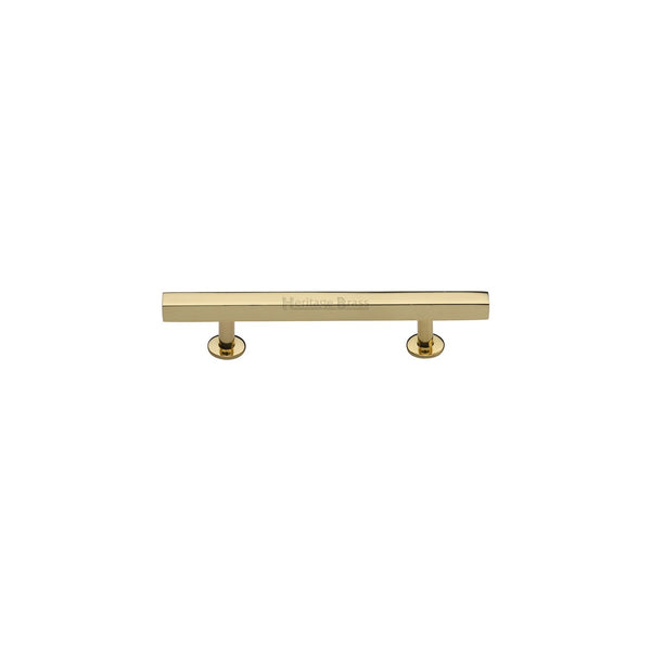 Offset Square Cabinet Knob by M Marcus - Heritage Brass
