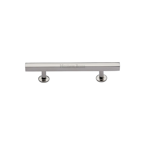 M Marcus - Heritage Brass, Offset Square Cabinet Pull, Cabinet Hardware, Cabinet Pull Handles