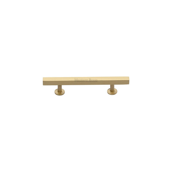 Offset Square Cabinet Knob by M Marcus - Heritage Brass
