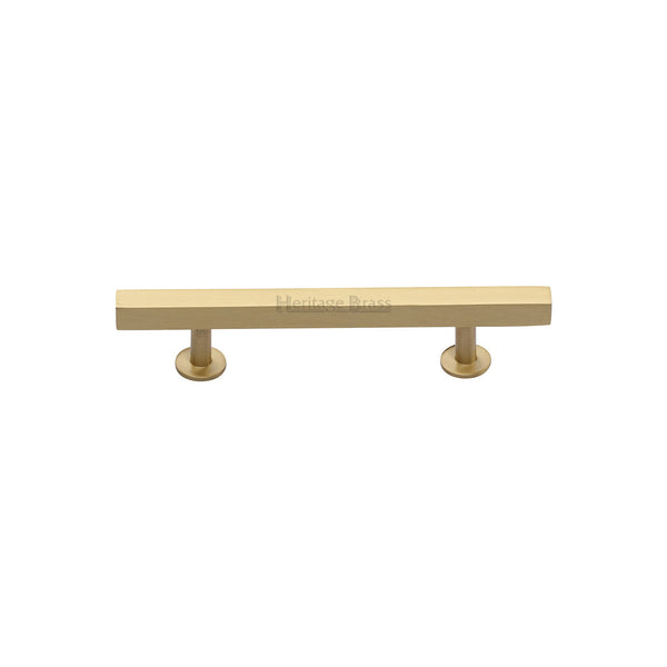 Offset Square Cabinet Pull by M Marcus - Heritage Brass