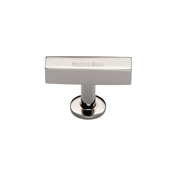 Symmetrical Square Cabinet Knob by M Marcus - Heritage Brass