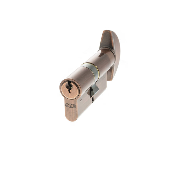 AGB Euro Profile 5 Pin Cylinder Key to Turn 30-30mm (60mm) Keyed Alike - Copper
