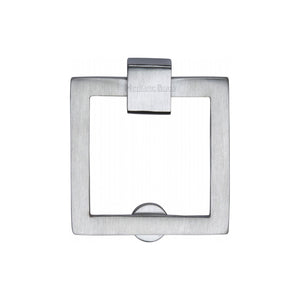 Square Cabinet Drop Pull by M Marcus - Heritage Brass