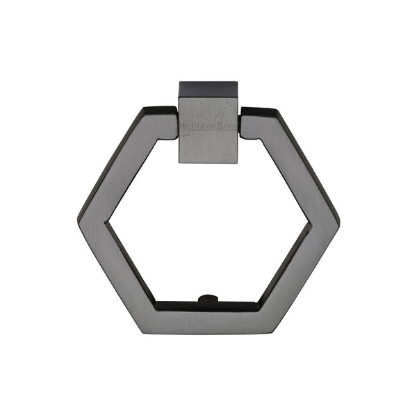 Hexagon Cabinet Drop Pull by M Marcus - Heritage Brass