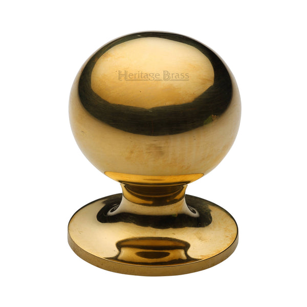 Ball Cabinet Knob by M Marcus - Heritage Brass