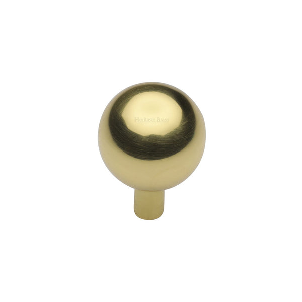 Sphere Cabinet Knob by M Marcus - Heritage Brass