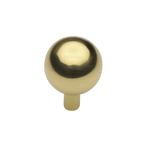 Sphere Cabinet Knob by M Marcus - Heritage Brass