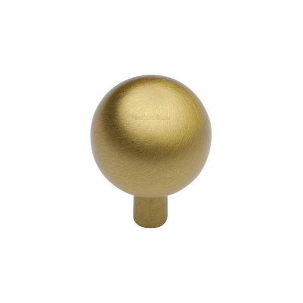 Sphere Cabinet Knob by M Marcus - Heritage Brass