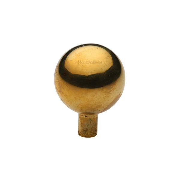 Sphere Cabinet Knob by M Marcus - Heritage Brass