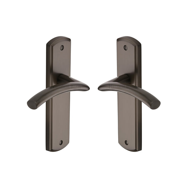 Centaur Door Handle on Plate by M Marcus - Heritage Brass