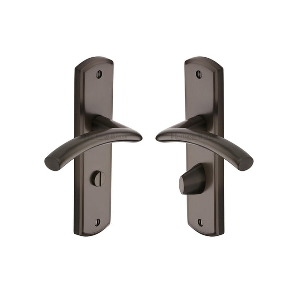 Centaur Door Handle on Plate by M Marcus - Heritage Brass