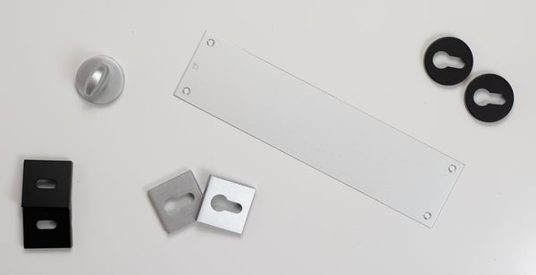 CleanTouch Anti-Bac Euro Escutcheons on Minimal Round Rose - additional image