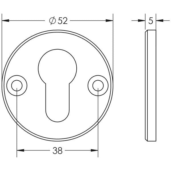 CRES Euro Escutcheon ed