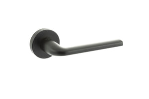 CleanTouch Anti-Bac Forme Milly Lever Door Handle on Minimal Round Rose by Atlantic Hardware