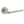 CleanTouch Anti-Bac Forme Milly Lever Door Handle on Minimal Round Rose by Atlantic Hardware