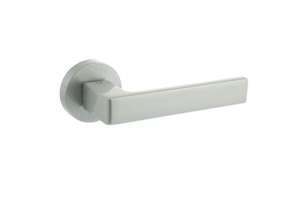 CleanTouch Anti-Bac Forme Asti Lever Door Handle on Minimal Round Rose by Atlantic Hardware