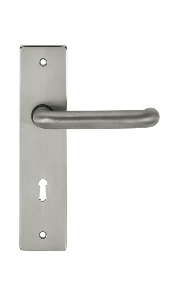 CleanTouch Anti-Bac RTD Safety Lever on Square Euro Backplate by Atlantic Hardware