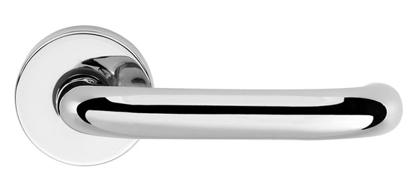 CleanTouch Anti-Bac RTD Safety Lever on Round Rose by Atlantic Hardware