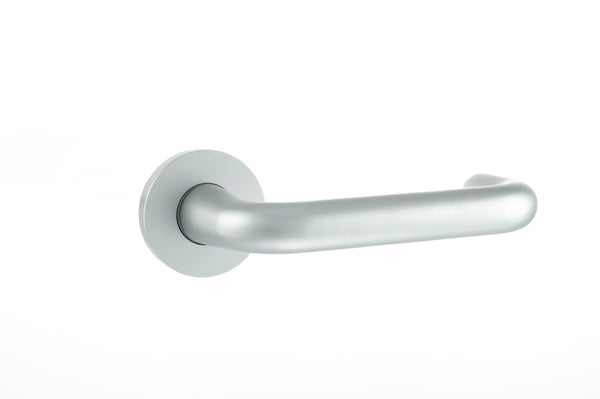 CleanTouch Anti-Bac RTD Safety Lever on Round Rose by Atlantic Hardware