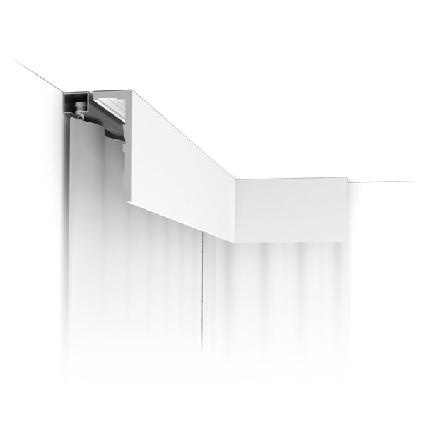 CX216-2600 ORAC Indirect Lighting & Curtain Profile by Orac Decor
