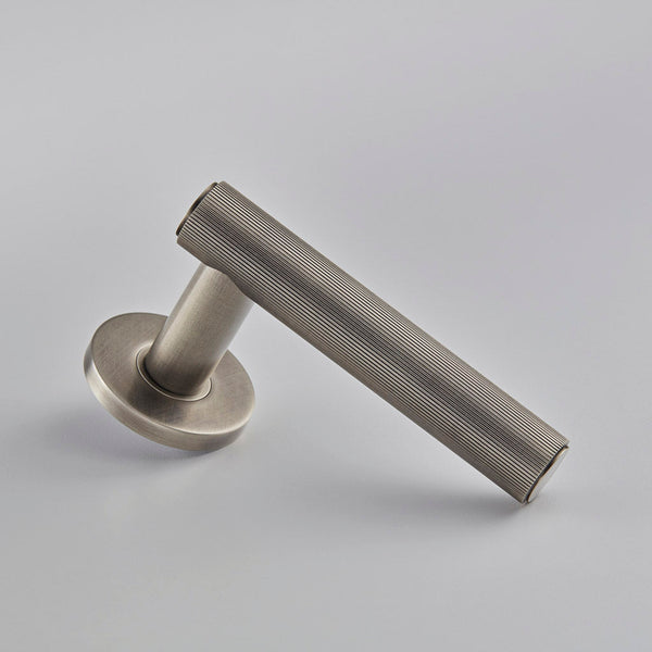 Croft - 150mm Avenue Door Handle on Covered Rose 100