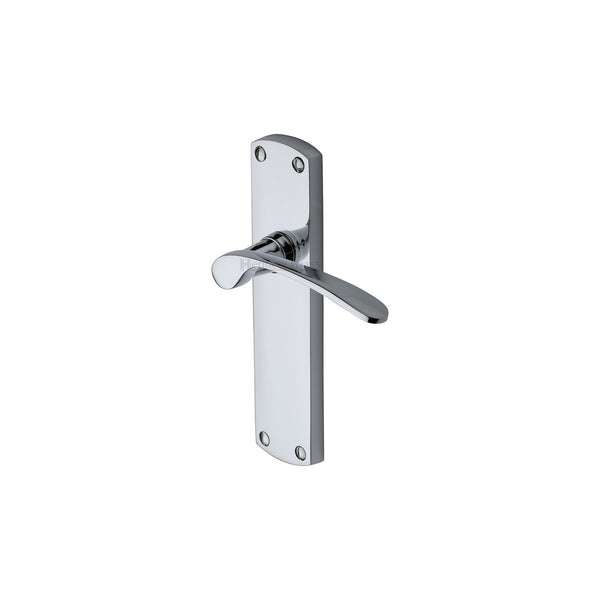 Diplomat Door Handle on Plate by M Marcus - Heritage Brass