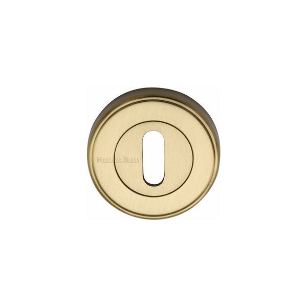 Standard Key Escutcheon Round - ERD7000 by M Marcus - Heritage Brass