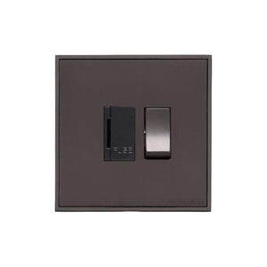 Executive Range Matt Bronze Switches & Sockets, EX9 - Switched Spur (13 Amp) by Heritage Brass By M-Marcus