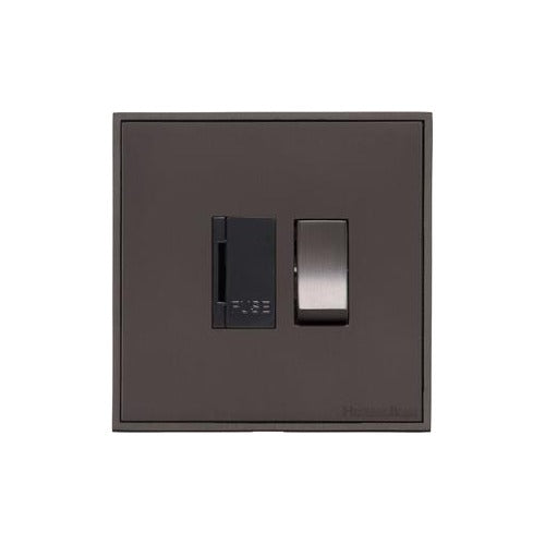 Executive Range Matt Bronze Switches & Sockets, EX9 - Switched Spur (13 Amp) by Heritage Brass By M-Marcus