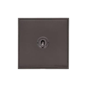 Executive Range Matt Bronze Switches & Sockets, EX9 - 1 Gang Intermediate Toggle Switch by Heritage Brass By M-Marcus