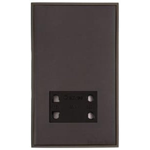 Executive Range Matt Bronze Switches & Sockets, EX9 - Shaver Socket Output Voltage 110/240V by Heritage Brass By M-Marcus