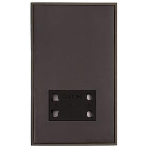 Executive Range Matt Bronze Switches & Sockets, EX9 - Shaver Socket Output Voltage 110/240V by Heritage Brass By M-Marcus